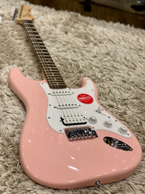 Squier Bullet HSS Stratocaster with Tremolo and Laurel FB in Shell